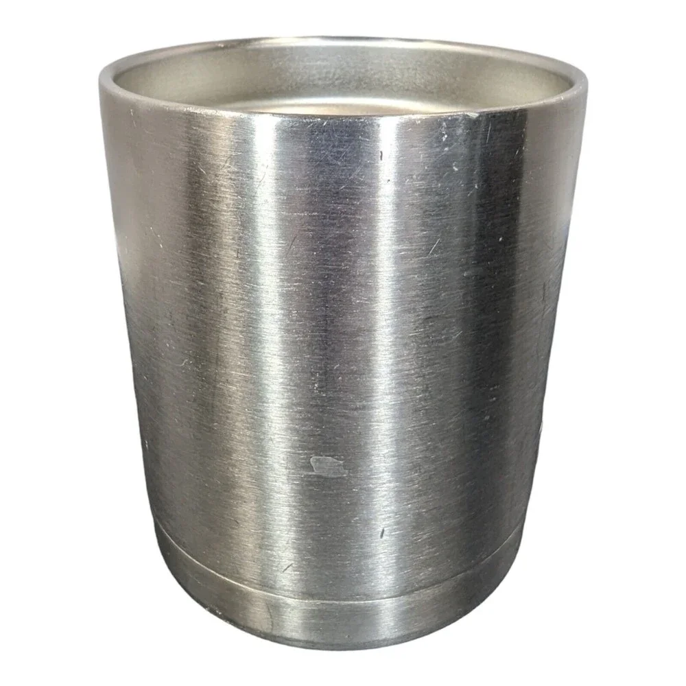 YETI Rambler Lowball 10 oz Silver Stainless Cup Mug No Lid - Picture 4 of 8